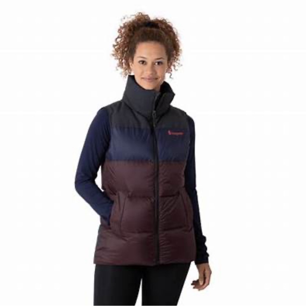 EUC Cotopaxi Solazo Down Vest. Size small. Black/Black Iris.